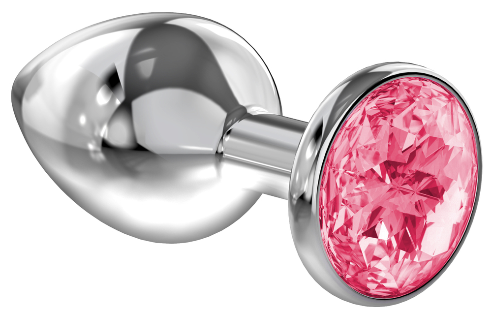 Анальная пробка Diamond Pink Sparkle Large 4010-03Lola