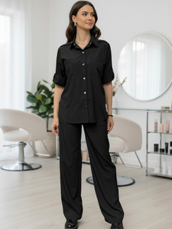 Рубашка с погонами для парикмахера