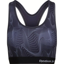 ТОП теннисный Reebok Womens Crop Top Nelly - black print