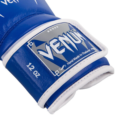Перчатки боксерские Venum Giant 3.0 Blue/White Nappa Leather