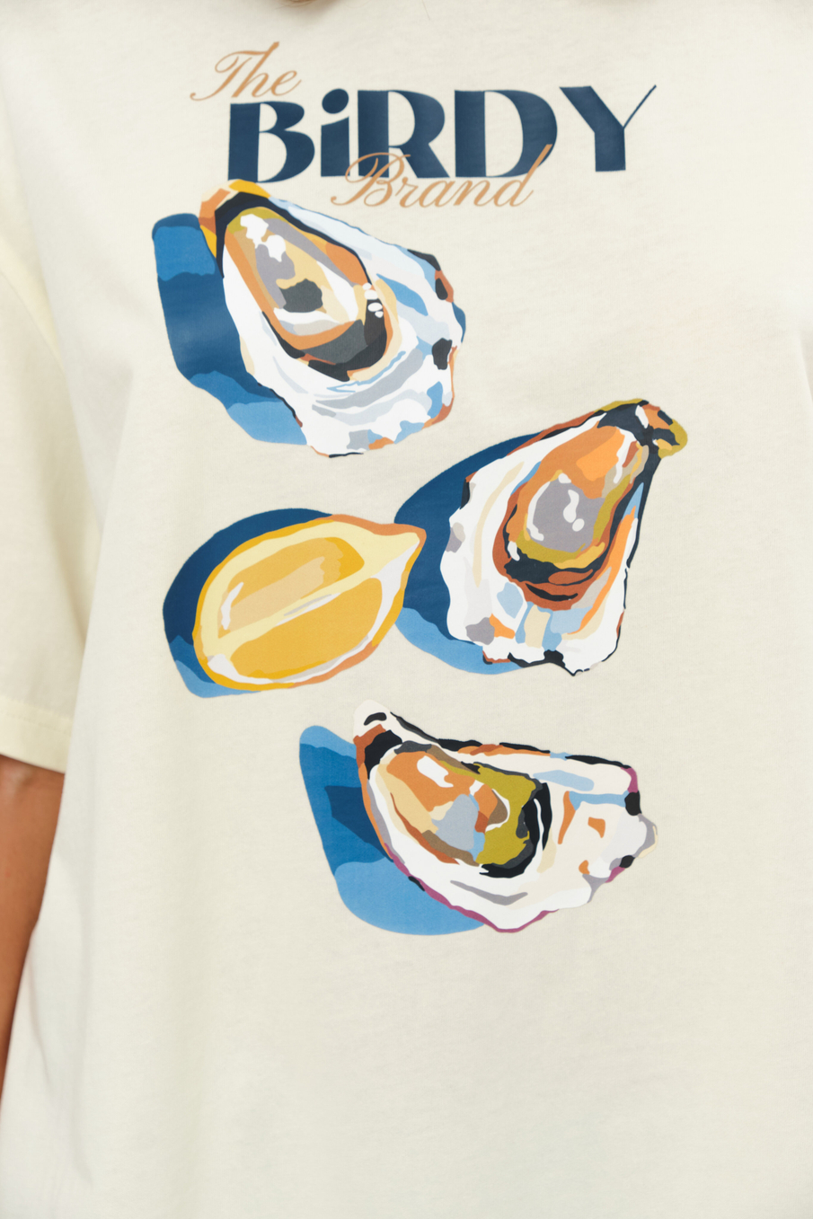 Футболка OYSTERS | Сливочный