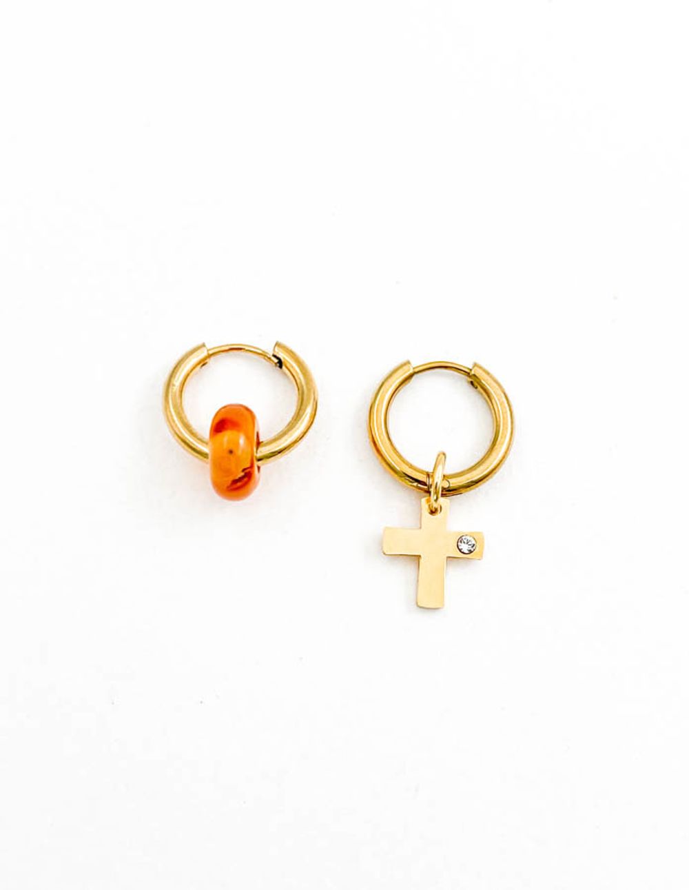 Подвеска Пончик из камня 10 мм