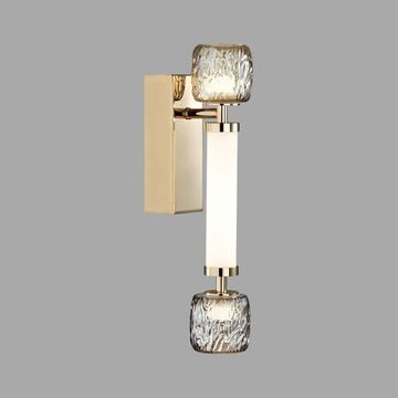 5426/13WL L-VISION ODL_EX24 131 золотой/белый/дымчатый/коньячный/металл/стекло/акрил Бра LED 13W 3000K KLIFF