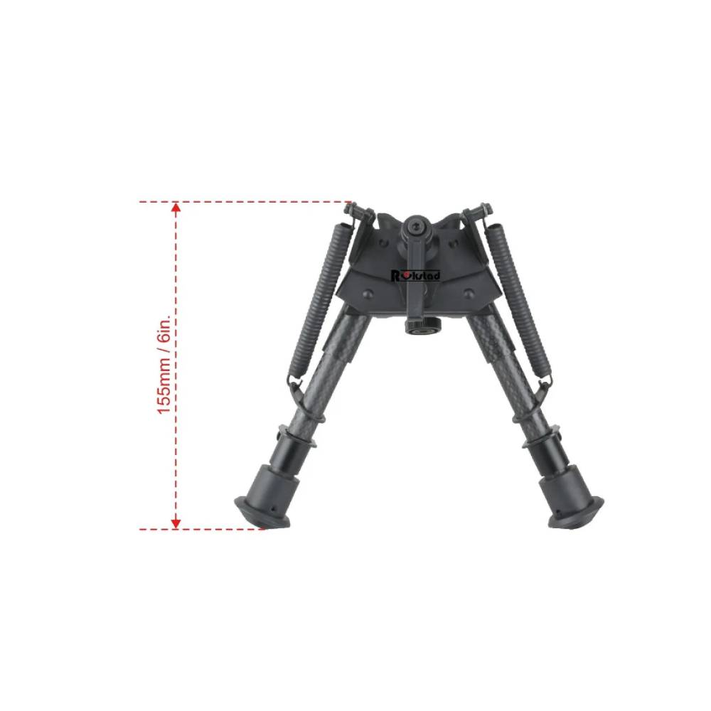 Сошки Vector Optics Carbon Fiber 6-9" Spring Bipod
