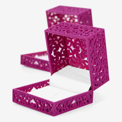 Футляр квадратный, серия "Кружева".