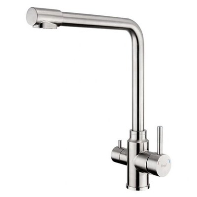 Смеситель для кухни, Frap, с картриджем, подкл к фильтр, нерж, F43899-1