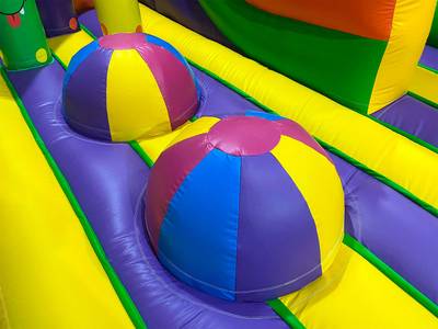 Коммерческий надувной батут «Звёздное приключение» 12*6*9 м