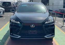 Lexus RX 350 2023 черный F-Sport