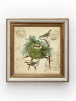 Картина на стену интерьерная на холсте 25х25см