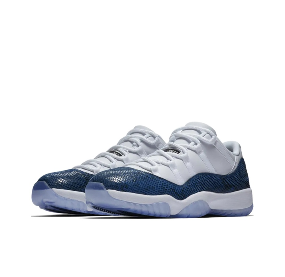 Кроссовки Air Jordan 11 Retro Low 'Navy Snakeskin' 2019 CD6846-102