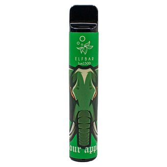 Elf Bar Lux 1500 Кислое яблоко - Sour apple