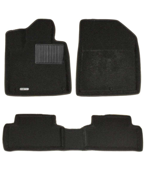 Коврики салона для  KIA Sorento (2020-) Euromat 3D Business черные. Арт. EMC3D-002900