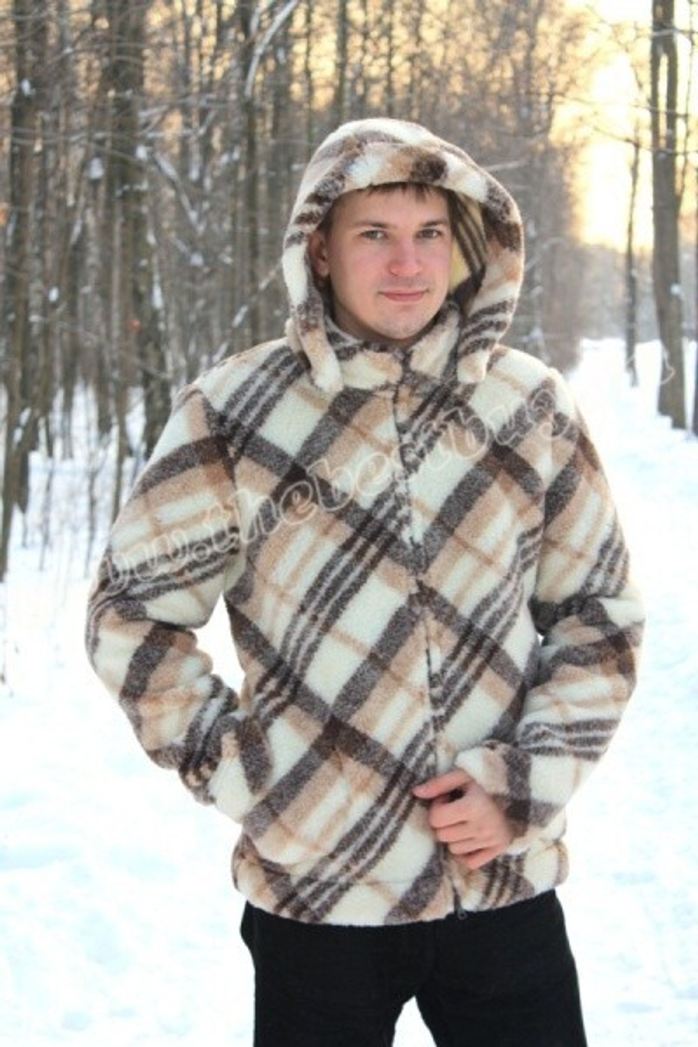 Мужской жакет Оксфорд  (MagicWool) - размеры 42-60  (мод. 24к)