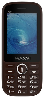 Мобильный телефон MAXVI K20 коричневый