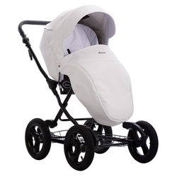 Детская коляска AroTeam Teramo Prima 3 в 1 01 белая кожа