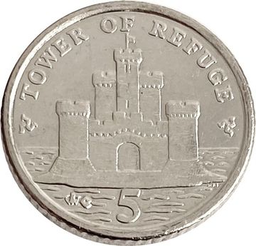 5 пенсов 2014 Остров Мэн (магнитная)