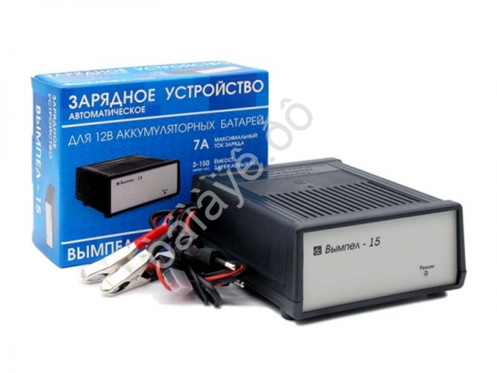 Зарядно-пусковое устройство АКБ "Вымпел-37 (Автомат, 12В,20А,450Ач, ЖК) (7056)