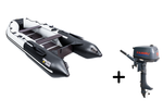 Ривьера 3600 СК Компакт серый/черный + KAMISU T 5 BMS (комплект лодка + мотор)