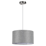 8251/2 MODERNI LN26 530 никель/серый, металл/текстиль Подвес Е27 2*60W 220V NIKKI