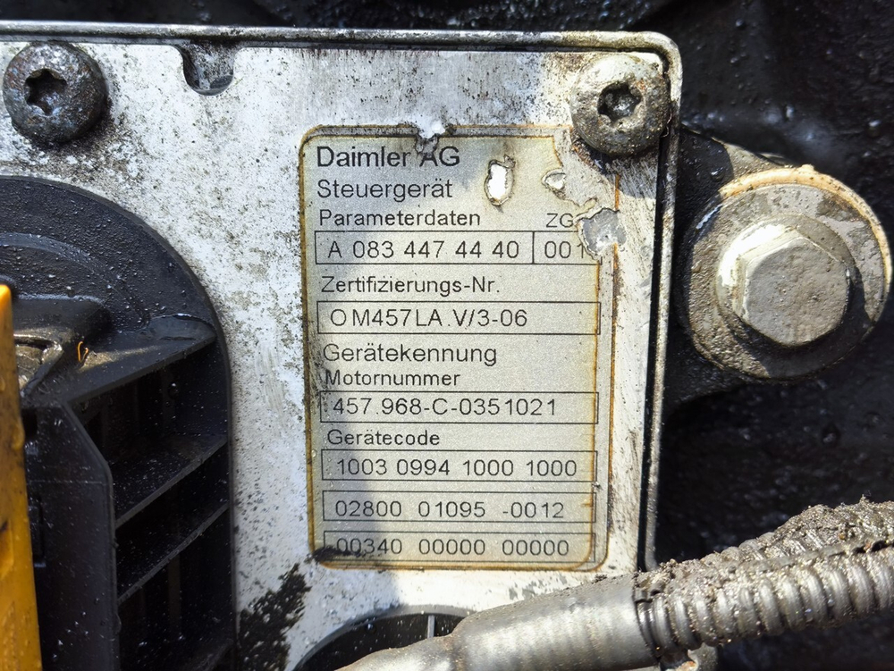 Двигатель в сборе OM457LA 2018г.