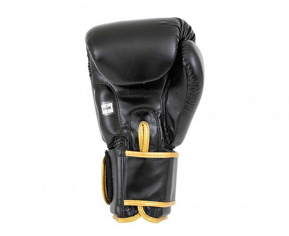 Перчатки боксерские Clinch Muay Thai черные C170