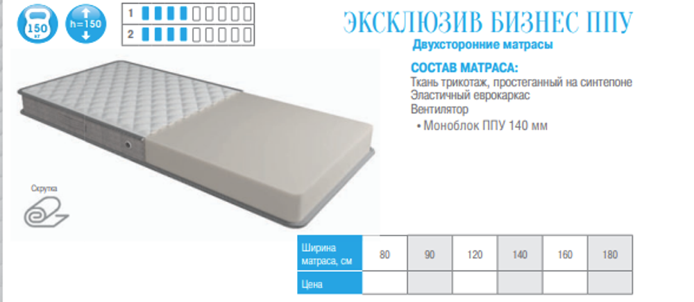 МАТРАС ЭКСКЛЮЗИВ БИЗНЕС ППУ