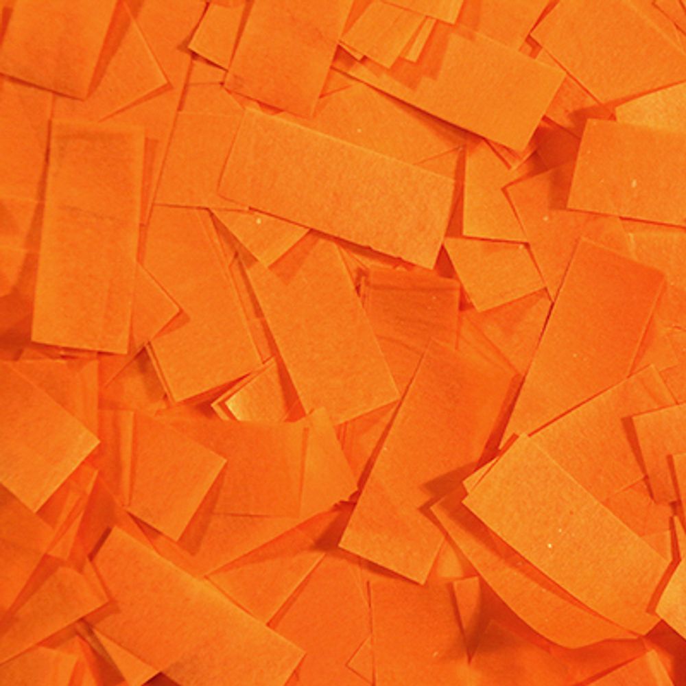 Оранжевое конфетти  (бумажное)