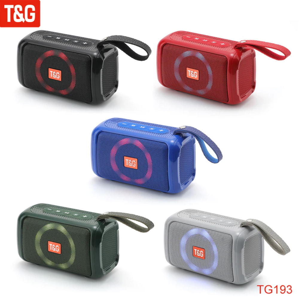 Беспроводная колонка TG-193 (5W/BT/TF/FM/USB) LED