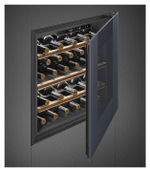 Винный шкаф SMEG CVI129G Neptune Grey серый / стекло