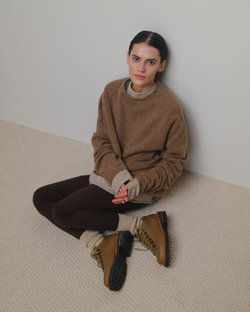 Ирландский свитер рыбака (Roll neck Irish Fisherman Sweater) Barm Cake