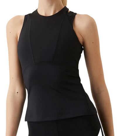 Женский топ теннисный Björn Borg Double Tank W STHLM - black beauty