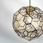 724012 Люстра FERMO 1х40W E27 ЗОЛОТО