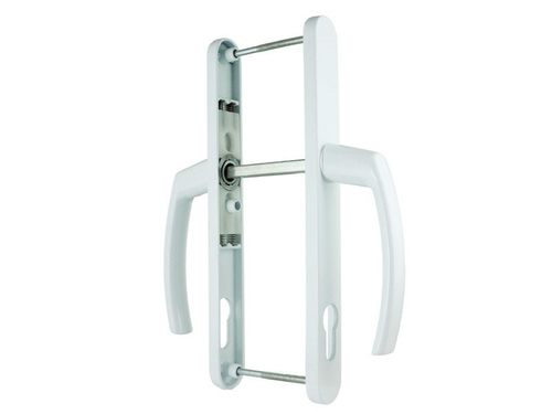 Нажимной гарнитур белый, подпруж, 92мм под цилиндр