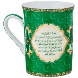 КРУЖКА LEFARD "АЯТУЛЬ-КУРСИ" 300 МЛ ЗЕЛЕНАЯ (КОР=48ШТ.)
