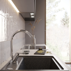 Смеситель для кухни Domaci Равенна SM-01cr хром