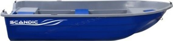 Стеклопластиковая моторная лодка SCANDIC EVING 285 (синий)