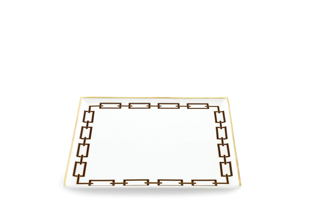 Блюдо квадратное Ricard Ginori Catene Ebano (30 см)