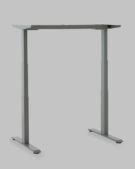 Подстолье для стола с электроприводом и регулировкой высоты, 2 мотора, память 4 уровня высоты, серый