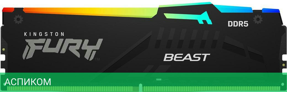 Оперативная память Kingston Fury Beast 2x32Gb DDR5 (KF556C40BBAK2-64)