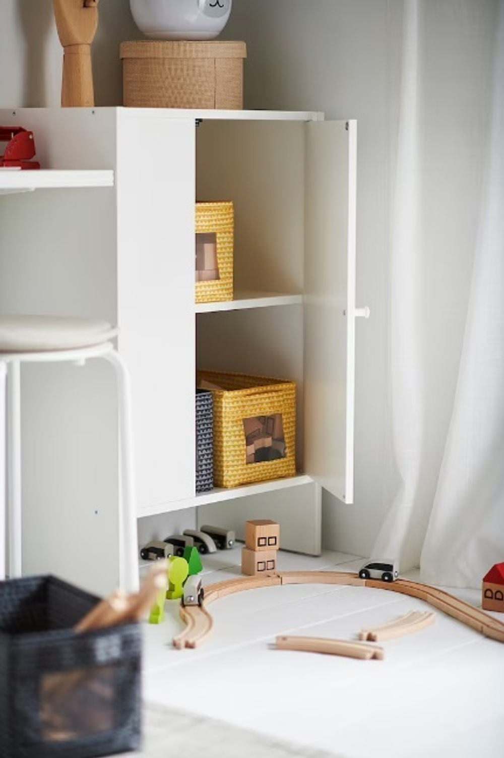 Шкаф с дверью Ikea Baggebo, белый