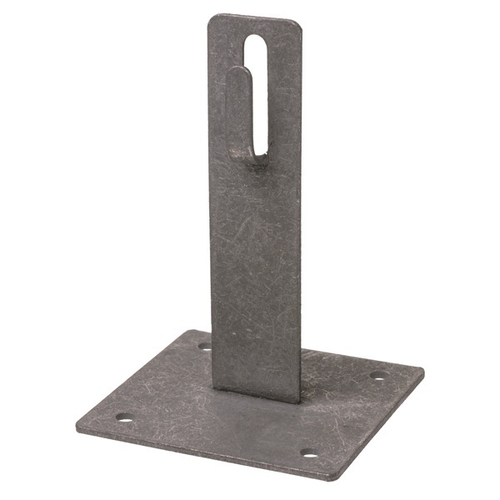 Держатель для плоской кровли для прута D6-10 мм стал. крюк осн.100х100мм высота 100мм гор. цинк. TDM SQ2402-3193