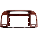 Комплект рамки с разъёмами 9" Toyota Camry 30 2001-2006 светлое дерево - Car-Smart 8200W2