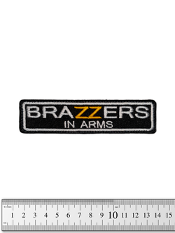 Шеврон Brazzers in Arms лента вышивка