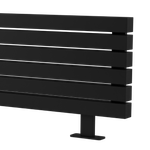 Радиатор WARMMET водяной напольный горизонтальный Power 60НN (W) ЧЕРНЫЙ RAL9005