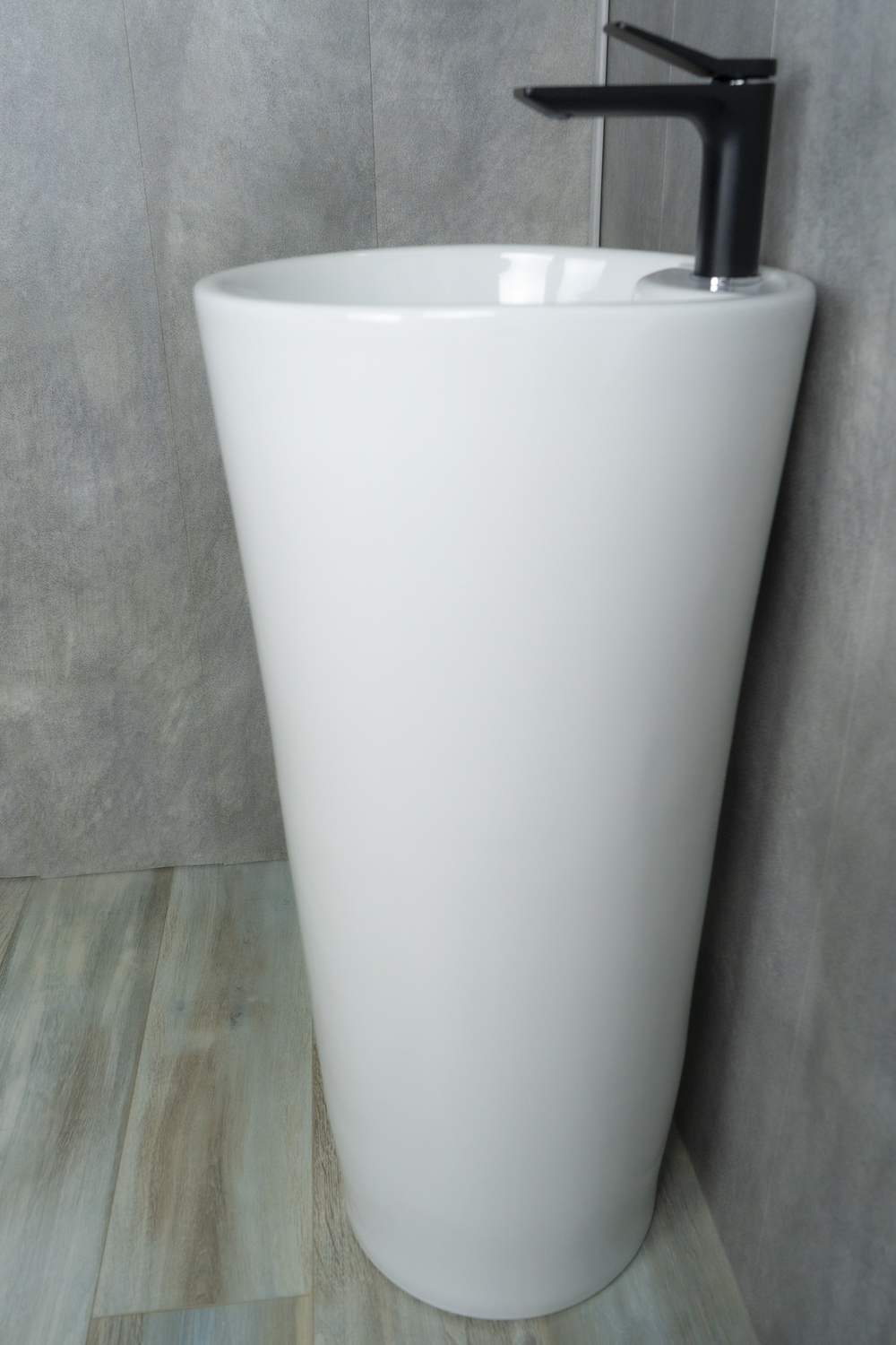 Раковина Gid Nb131 81112 накладная белая 40x40x84