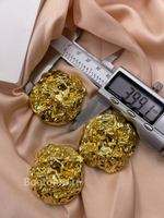 Пуговицы золото мятые