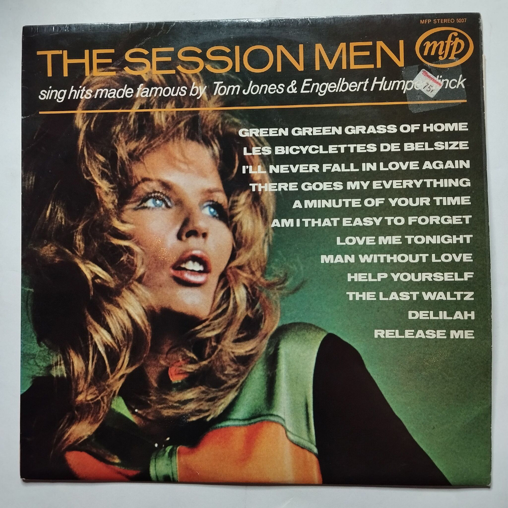 Винтажная виниловая пластинка LP The Session Men The Session Men Sing Hits Made Famous By Tom Jones and Engelbert Humperdinck (UK 1973)