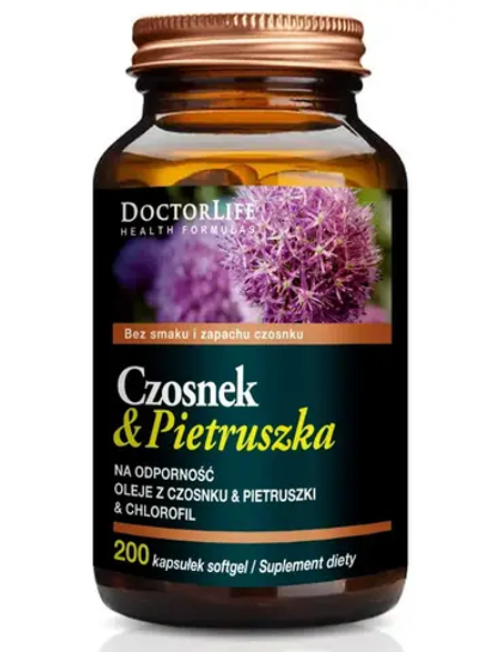 Диетическая добавка Doctor Life Garlic & Parsley, 200 капсул