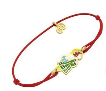 Браслет Ангелочек. Эмаль