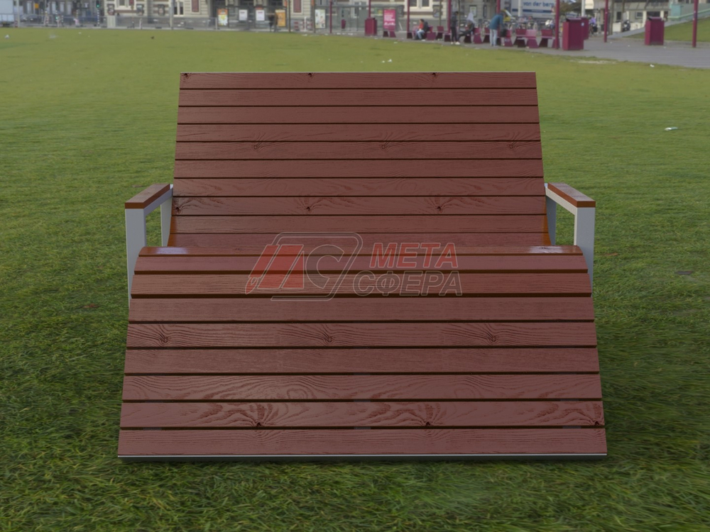 Шезлонг Моди 2 местный